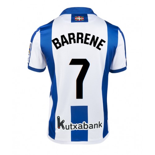 Fotbalové Dres Real Sociedad Ander Barrenetxea #7 Domácí 2024-25 Krátký Rukáv